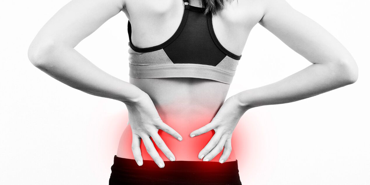 simptomi boli u donjem dijelu leđa