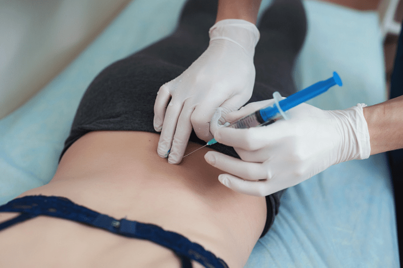 blokada lumbalne osteohondroze